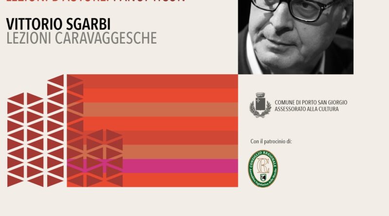 Lezioni caravaggesche: domani Vittorio Sgarbi a teatro per “Parlare Futuro”