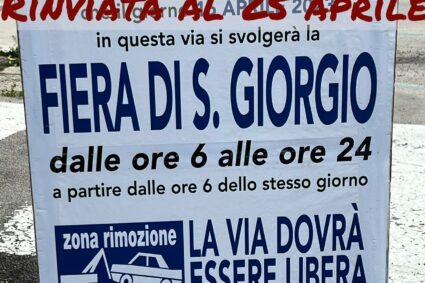 San Giorgio 2023: la fiera sarà recuperata il 25 aprile